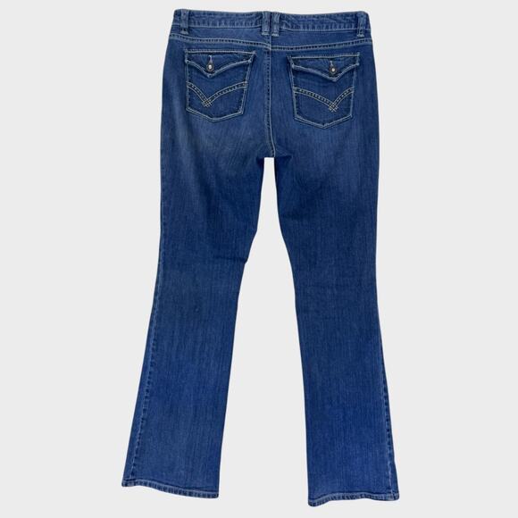 Apt. 9 Modern Bootcut Size 8 Blue Denim Jeans - Picture 5 of 8